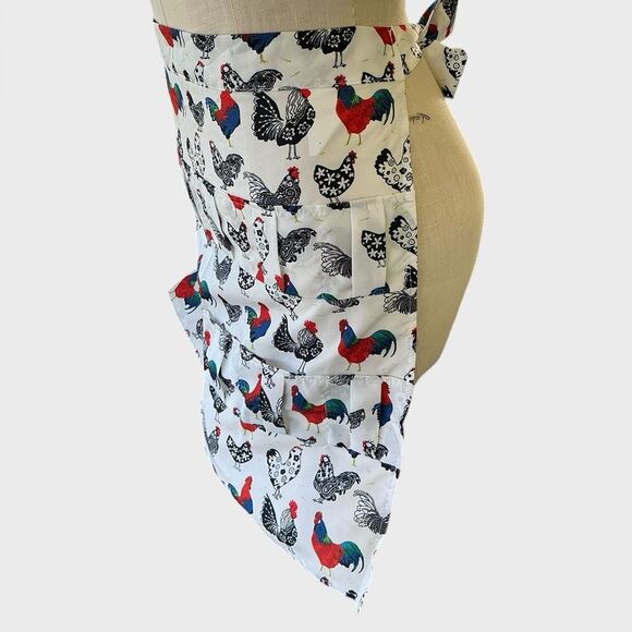 Chicken Egg Apron Farmhouse Fresh! 12-Egg with Tie Waist – Hands-Free Gathering - Picture 2 of 4